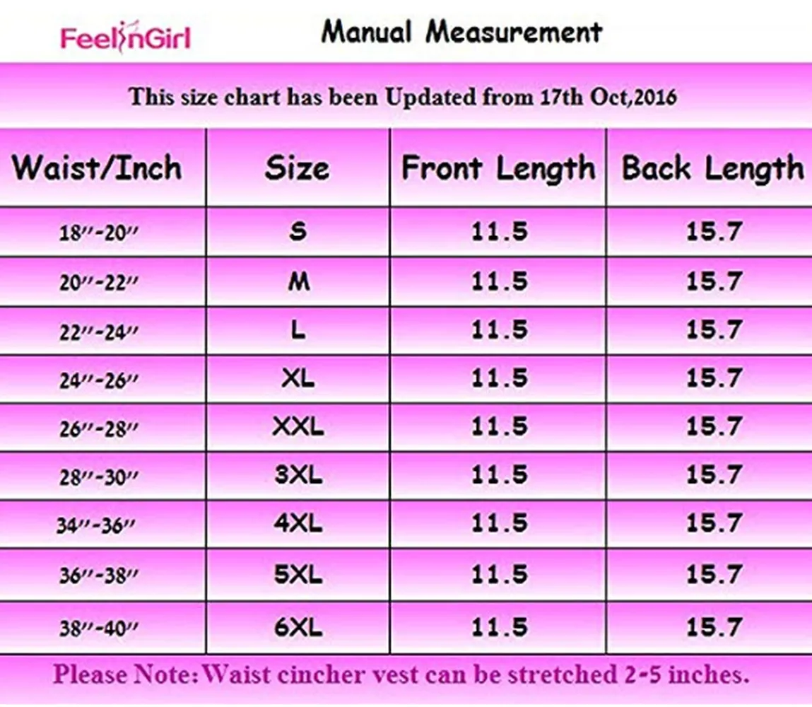 Women's Underbust Training Cincher Vest Shaper Waist Trainer Corset Bustier